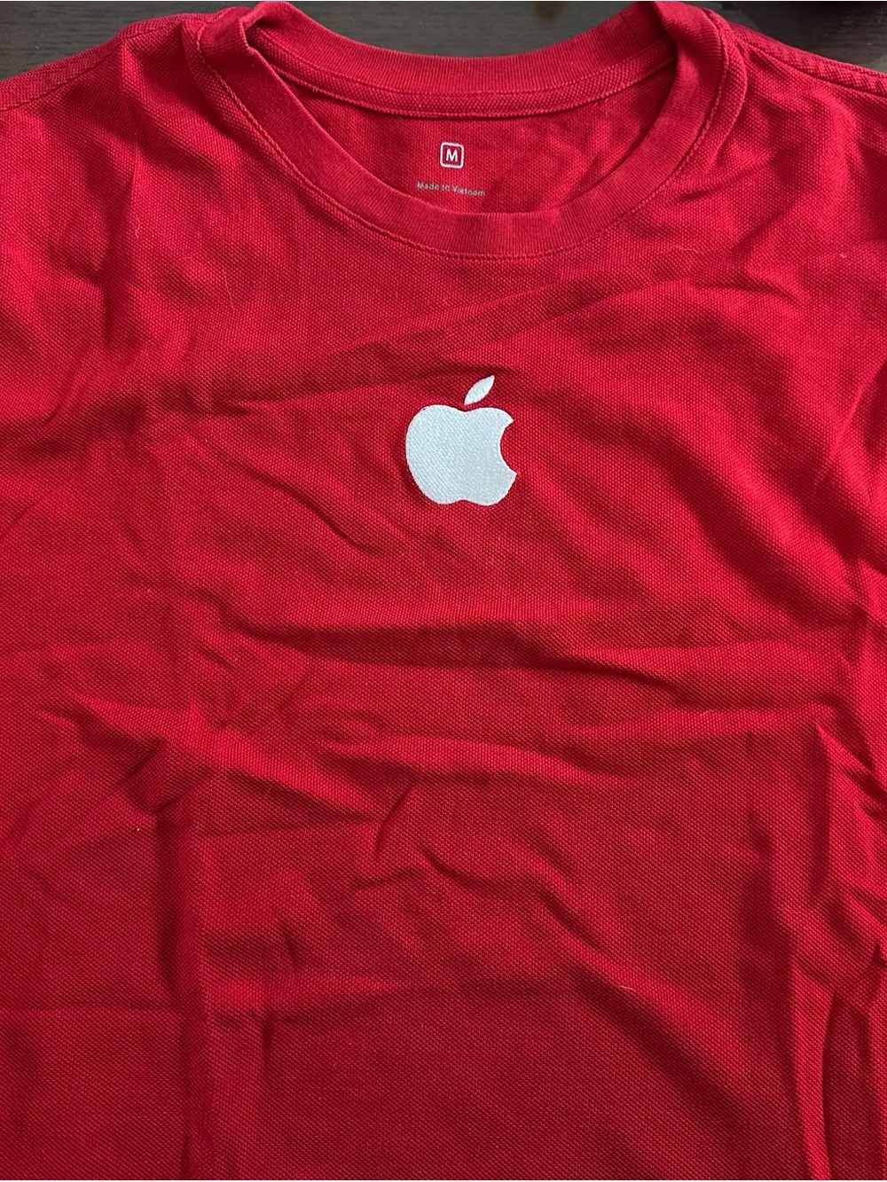 Official Apple Red T‑Shirt with White Apple Logo